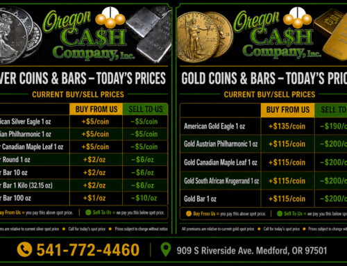 Buying & Selling Gold & Silver in Medford, OR: Your Local Bullion Guide